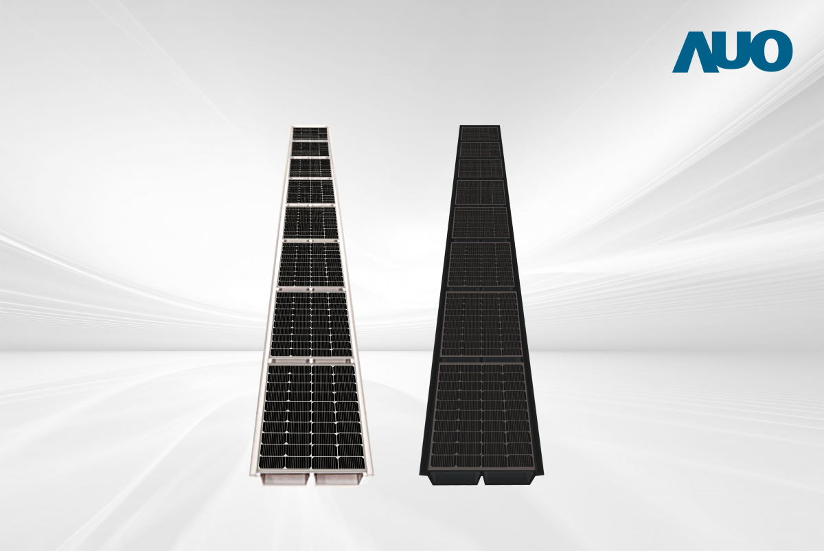 友達研發SunSteel光電浪板一體化建材，相較傳統太陽能支架系統，減少了支架、夾具、螺絲等配件，大幅降低工程複雜性，實現案場快速安裝