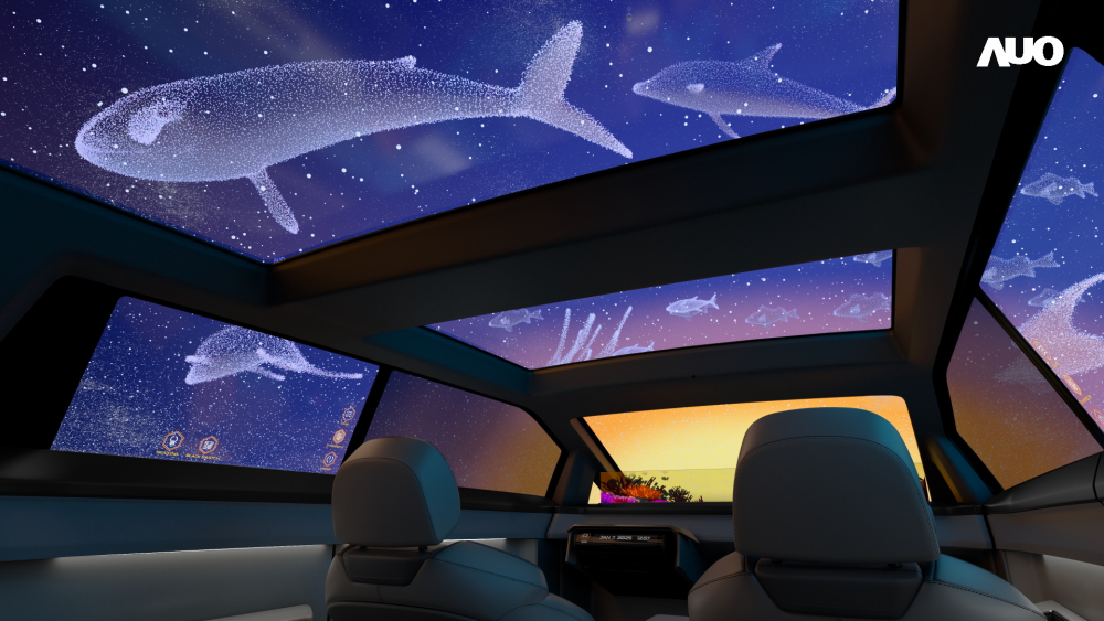 leyu体育官网以Smart Cockpit 2025展示一系列领先业界的Micro LED Display HMI 解决方案，其中幻境全景天幕(Vitrual Sky Canopy)是全球首度导入大尺寸、透明Micro LED 显示器于天窗的应用，带来无边际的沉浸式体验